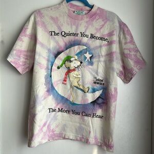 Online ceramics T-shirt “the quieter you become the more you can hear” size S
